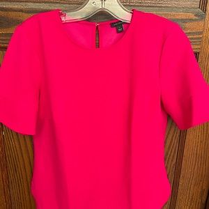 Hot Pink Ann Taylor Blouse